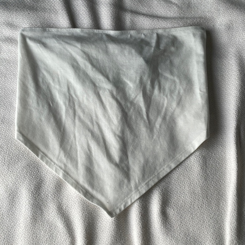 white bandana top